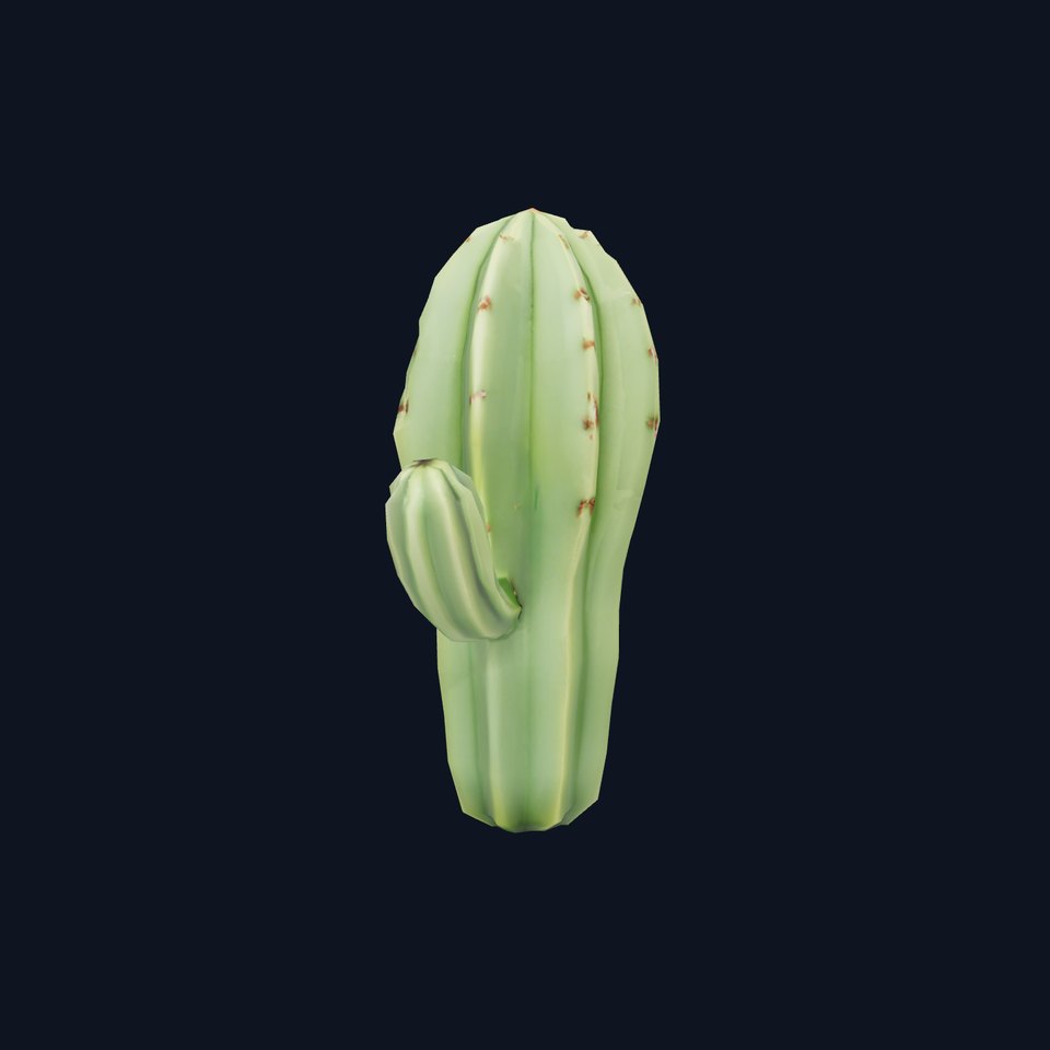 Emerald Cactus model pack